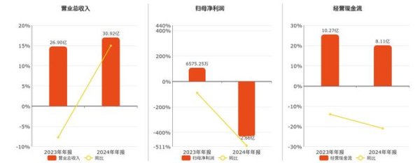 配资官网 立昂微(605358.SH)2024年净利润为-2.66亿元，同比由盈转亏